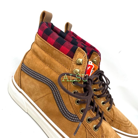 VANS SK8-HI MTE Glazed Ginger Tan Women Sneak Boot - Picture 5 of 9